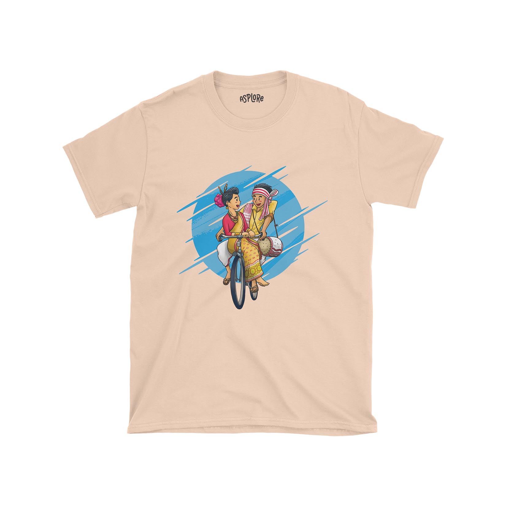 Bihu Couple - Unisex T-shirt - Image 4
